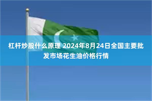 杠杆炒股什么原理 2024年8月24日全国主要批发市场花生油价格行情